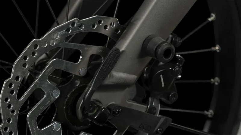 Cube Fold Hybrid 500 Electric Bike in Teak/Black-9